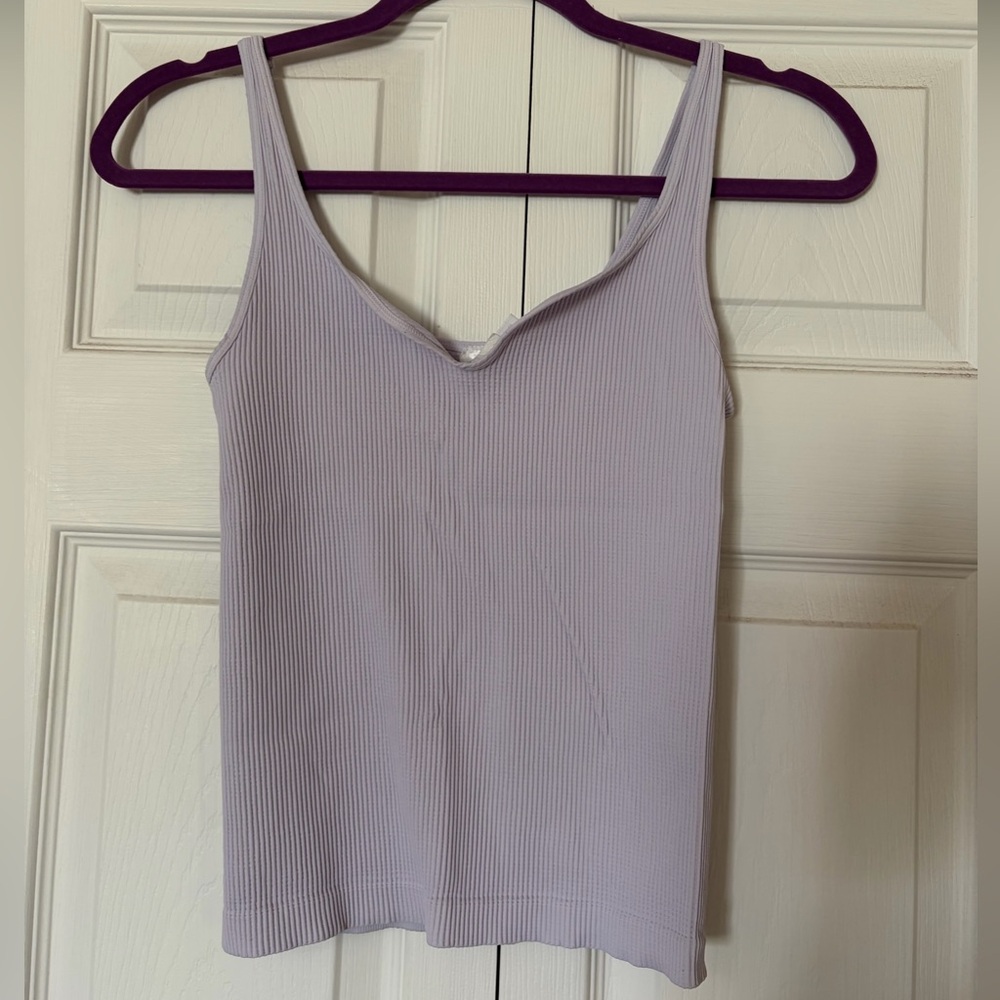 Nikibiki Lilac Ribbed Tank Top